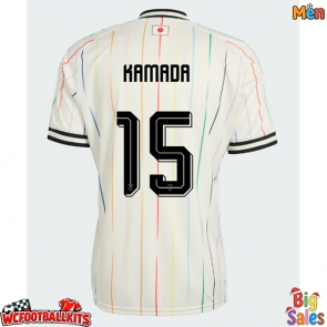 Japan Daichi Kamada #15 Replica Away Stadium Shirt World Cup 2026 Short Sleeve
